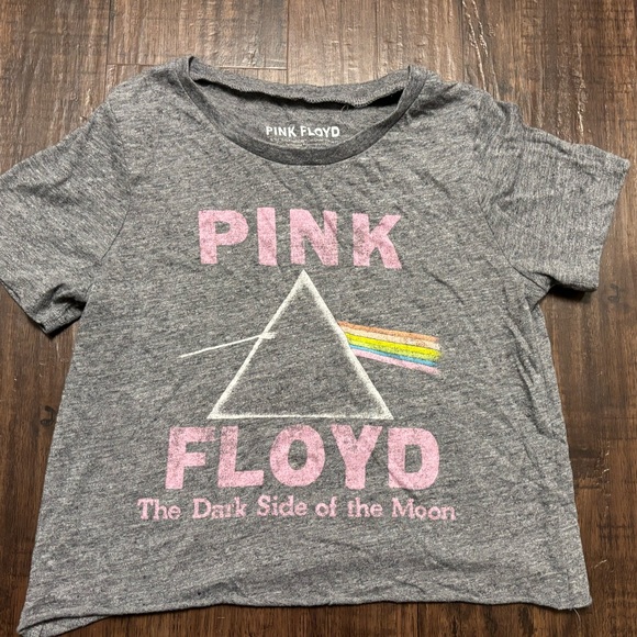 Pink Floyd Tops - Pink Floyd Gray Tee with Pink and Rainbow Accents woman’s XS